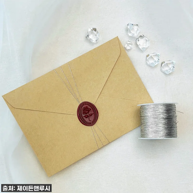 품절임박? 셀프 청첩장 꾸미기 필수템! 메탈릭사 포장 리본 끈 내돈내산 찐후기 ✨ 12 품절임박? 셀프 청첩장 꾸미기 필수템 관련 이미지 1