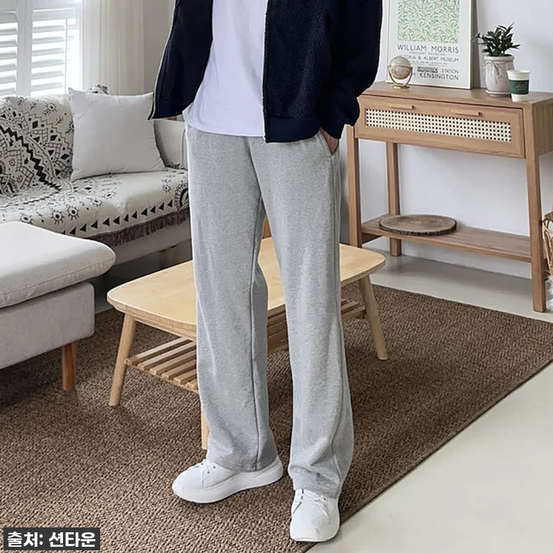 겨울 필수템 등극! 남자 와이드 기모 관련 이미지 1