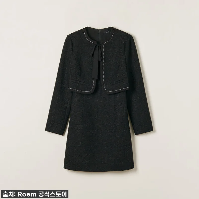 이슈템 재등극?! 로엠 트위드 자켓형 미니 원피스, 드디어 내 품에! (RMOWF11S13 찐후기) 4 이슈템 재등극?! 로엠 트위드 자켓형 관련 이미지 1