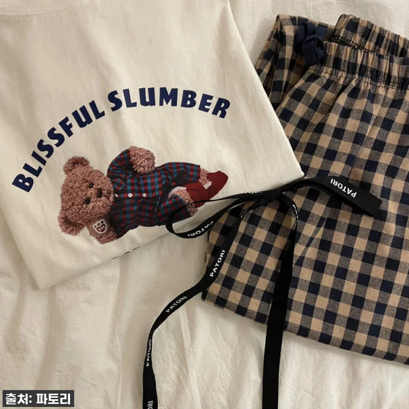 찐후기! 품절각 '달링 곰돌이 박스티 관련 이미지 2