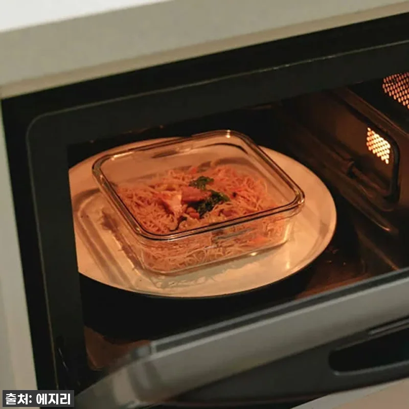 이와키 내열유리 냉동밥용기, 뚜껑 닫 관련 이미지 2