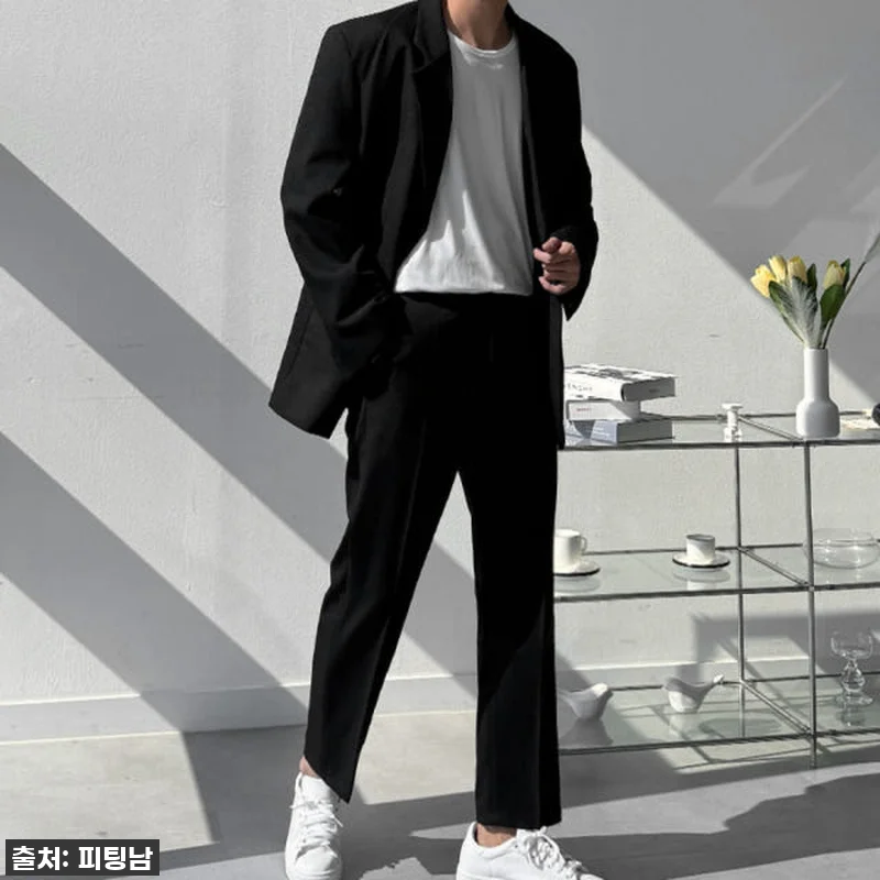 1+1 남자 콕피 슬랙스 찐후기: 봄가을 데일리룩, 이거 하나면 종결! (품절임박!) 16 1+1 남자 콕피 슬랙스 찐후기: 봄 관련 이미지 4