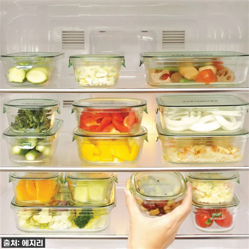 이와키 내열유리 냉동밥용기, 뚜껑 닫 관련 이미지 5