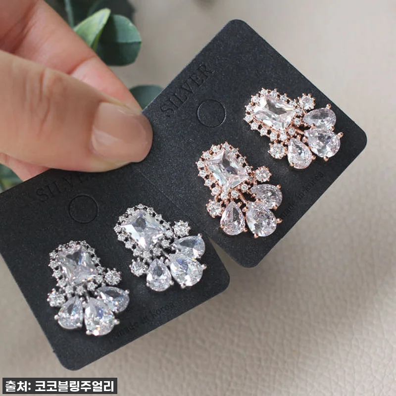💖품절임박💖 드레시 크리스탈 귀걸이, 관련 이미지 5
