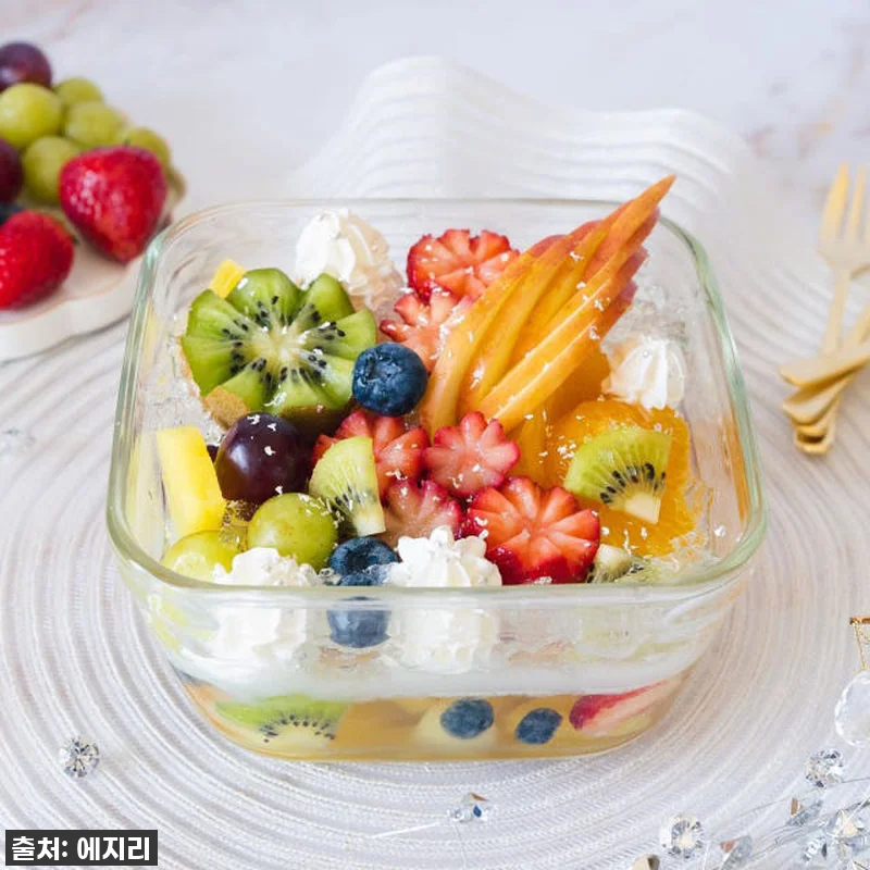 이와키 내열유리 냉동밥용기, 뚜껑 닫 관련 이미지 6