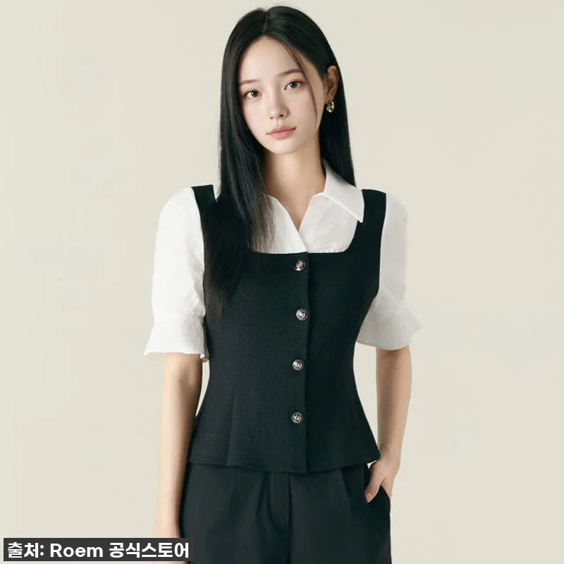 로엠 뷔스티에 매칭 셔츠 RMYWF3 관련 이미지 1