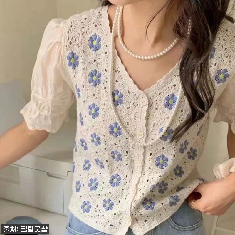 이슈템 등극! 뜨개 펀칭 꽃 자수 반 관련 이미지 1