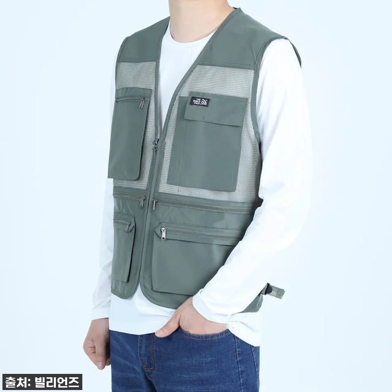 🔥여름 현장 필수템! 땀띠 걱정 끝! 남자 망사 작업조끼 직접 입어보니 이 가격 실화?! (품절 임박!) 8 🔥여름 현장 필수템! 땀띠 걱정 끝! 관련 이미지 1