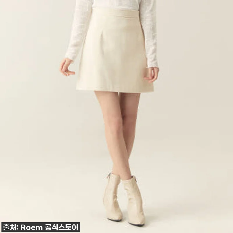 로엠 울 미니 스커트 RMWHF12R51 찐후기: 올겨울 데일리룩 완성 필수템! 6 로엠 울 미니 스커트 RMWHF12R 관련 이미지 1
