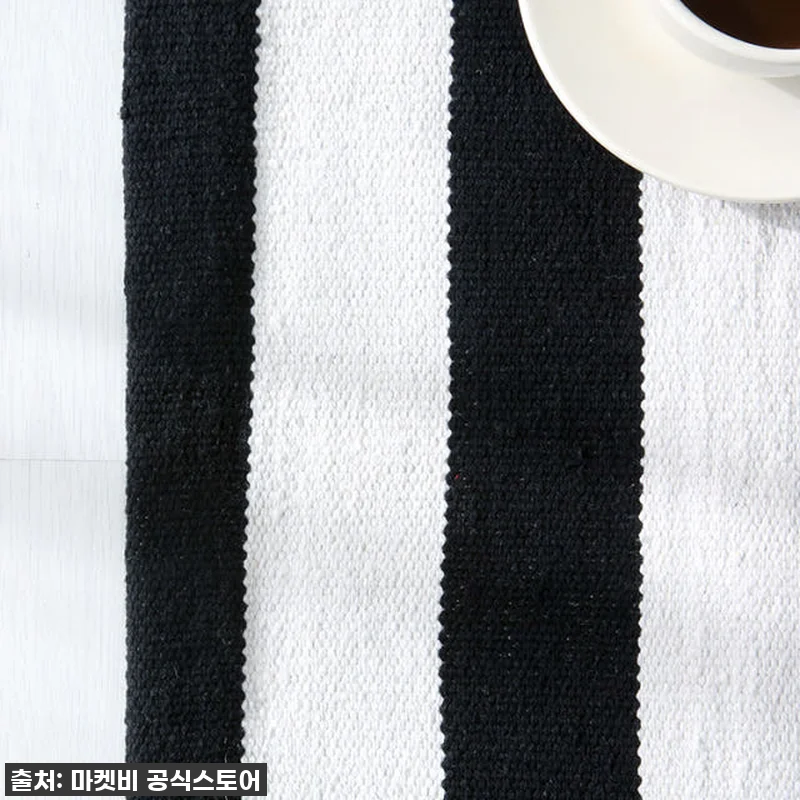 찐후기! 품절임박 줄문 코튼러그 16 관련 이미지 1