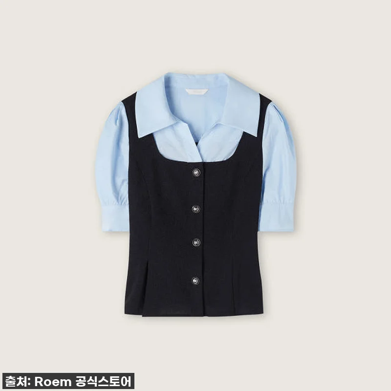 로엠 뷔스티에 매칭 셔츠 RMYWF3 관련 이미지 2