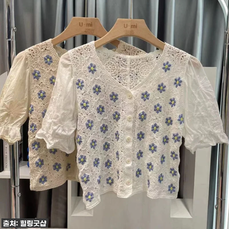 이슈템 등극! 뜨개 펀칭 꽃 자수 반 관련 이미지 2