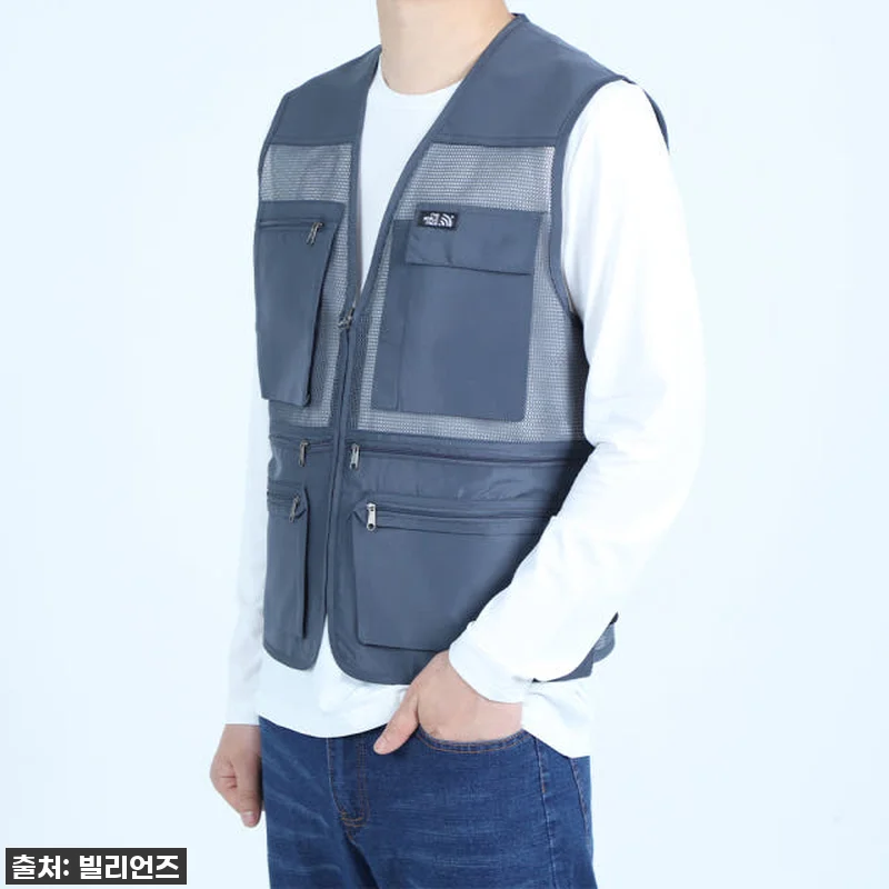 🔥여름 현장 필수템! 땀띠 걱정 끝! 남자 망사 작업조끼 직접 입어보니 이 가격 실화?! (품절 임박!) 9 🔥여름 현장 필수템! 땀띠 걱정 끝! 관련 이미지 2