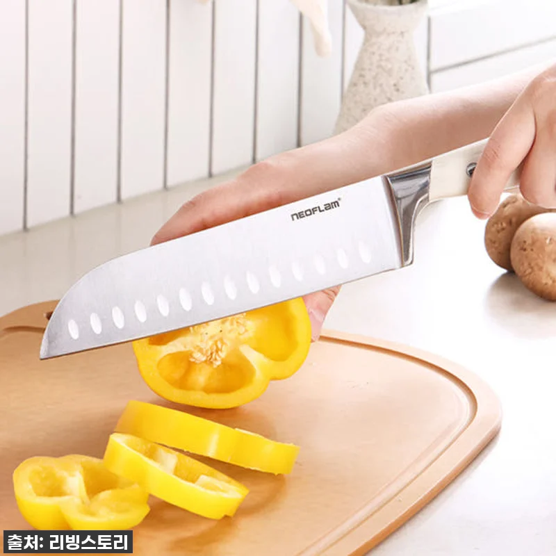 주방의 품격 UP! 찐 후기: 네오플램 스텐304 칼세트, 이거 하나면 요리가 즐거워져요! ✨ 8 주방의 품격 UP! 찐 후기: 네오플 관련 이미지 2