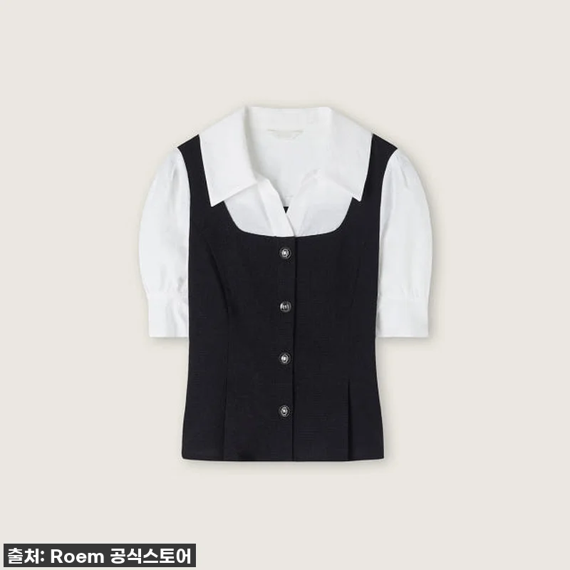 로엠 뷔스티에 매칭 셔츠 RMYWF3 관련 이미지 3