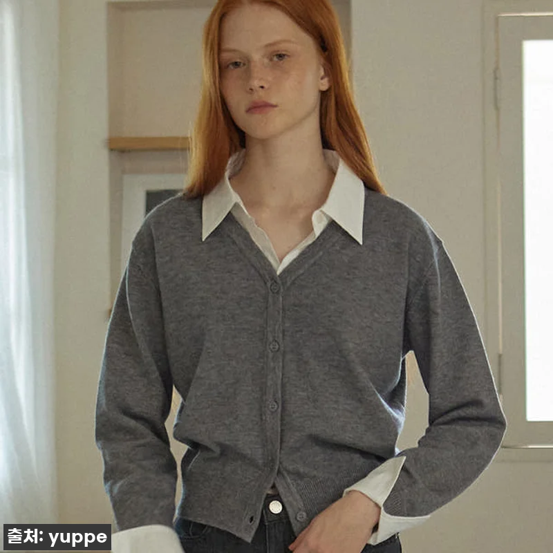🍂 올가을 필수템 등극! 엽페 셔츠 카라 가디건 그레이, 이렇게 예쁜데 심지어 대박 할인 중?! 8 🍂 올가을 필수템 등극! 엽페 셔츠 관련 이미지 3