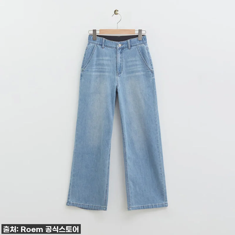이슈템 등극! 로엠 린넨 와이드 데님 관련 이미지 3