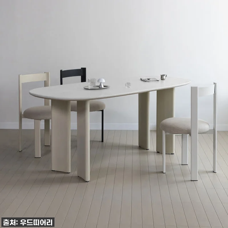 식탁테이블 타원형 세라믹 식탁 4인용 관련 이미지 3