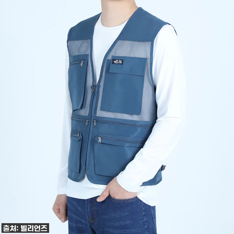 🔥여름 현장 필수템! 땀띠 걱정 끝! 남자 망사 작업조끼 직접 입어보니 이 가격 실화?! (품절 임박!) 10 🔥여름 현장 필수템! 땀띠 걱정 끝! 관련 이미지 3