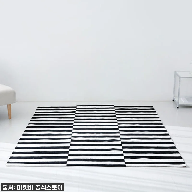 찐후기! 품절임박 줄문 코튼러그 16 관련 이미지 3