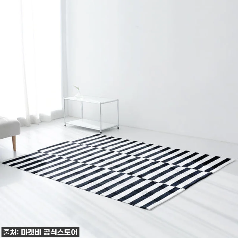 찐후기! 품절임박 줄문 코튼러그 16 관련 이미지 4