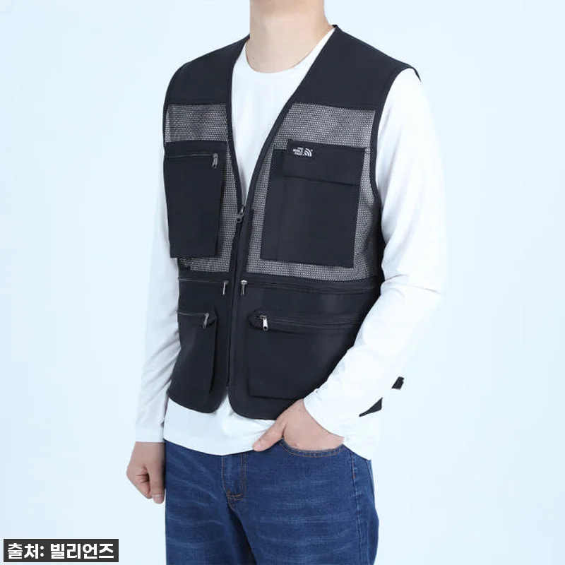 🔥여름 현장 필수템! 땀띠 걱정 끝! 남자 망사 작업조끼 직접 입어보니 이 가격 실화?! (품절 임박!) 12 🔥여름 현장 필수템! 땀띠 걱정 끝! 관련 이미지 5