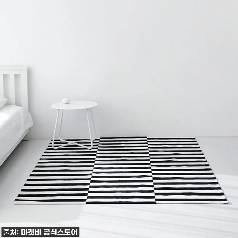 찐후기! 품절임박 줄문 코튼러그 16 관련 이미지 5