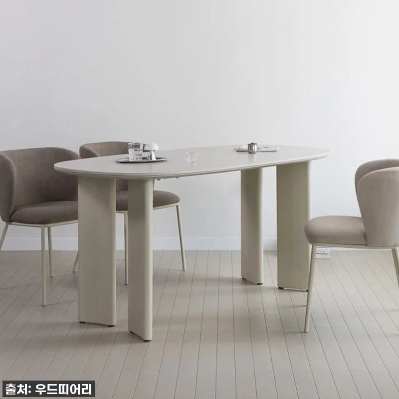 식탁테이블 타원형 세라믹 식탁 4인용 관련 이미지 6
