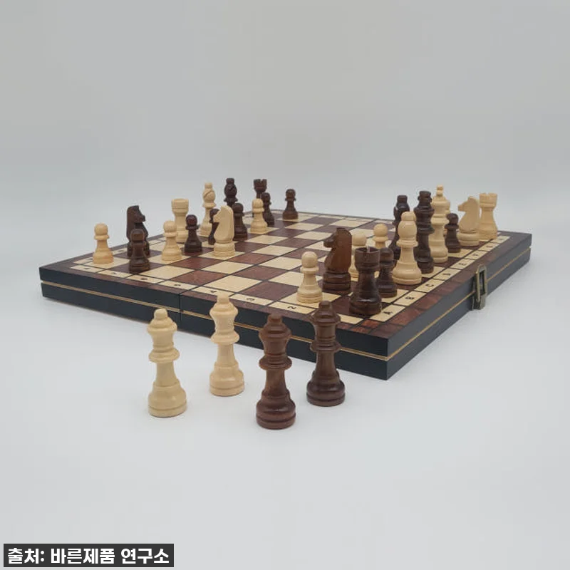 품절 임박! 고급 원목 체스 자석 체 관련 이미지 6