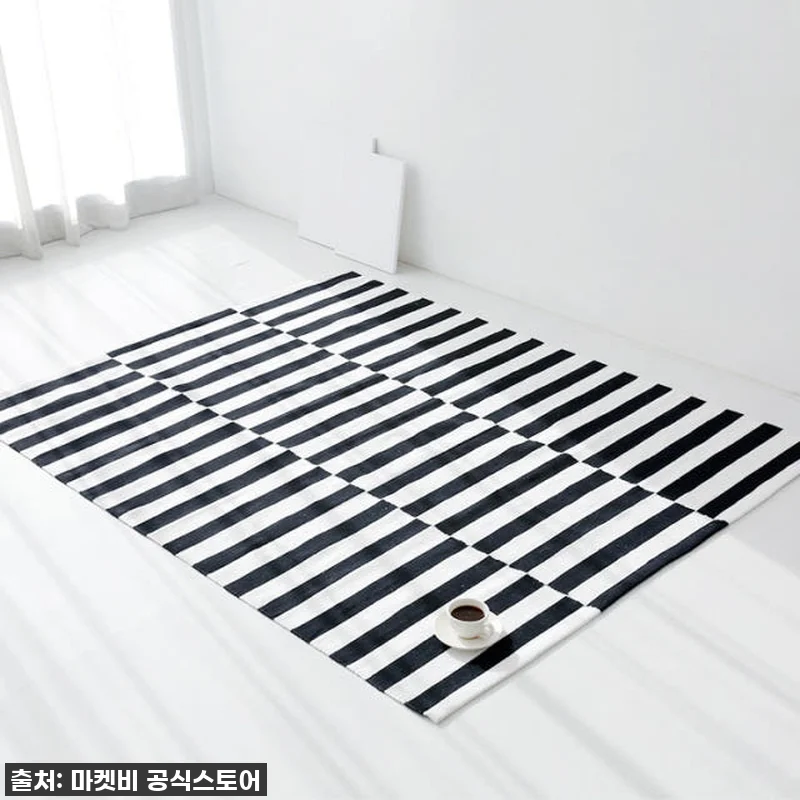 찐후기! 품절임박 줄문 코튼러그 16 관련 이미지 6