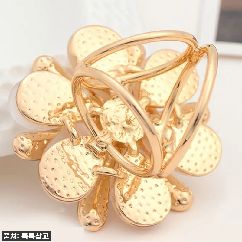 플라워 큐빅 스카프링 스카프 고리 홀 관련 이미지 8