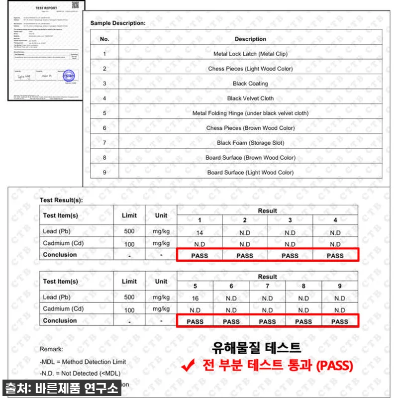 품절 임박! 고급 원목 체스 자석 체 관련 이미지 9