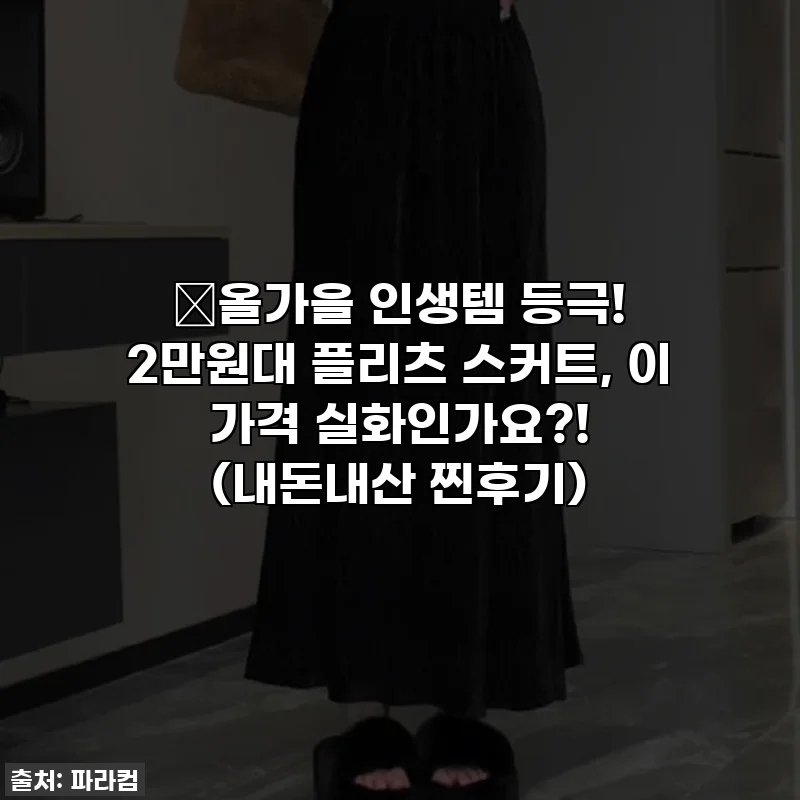 💖올가을 인생템 등극! 2만원대 플리츠 스커트, 이 가격 실화인가요?! (내돈내산 찐후기)