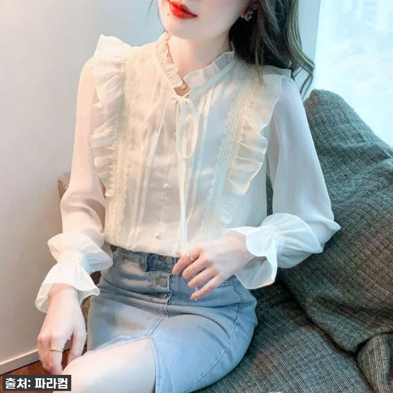 가을 인생 블라우스 찾았다! 🍂 여성 관련 이미지 1