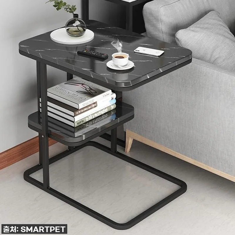 매거진랙 협탁 선반 높은 침대 협탁 관련 이미지 1