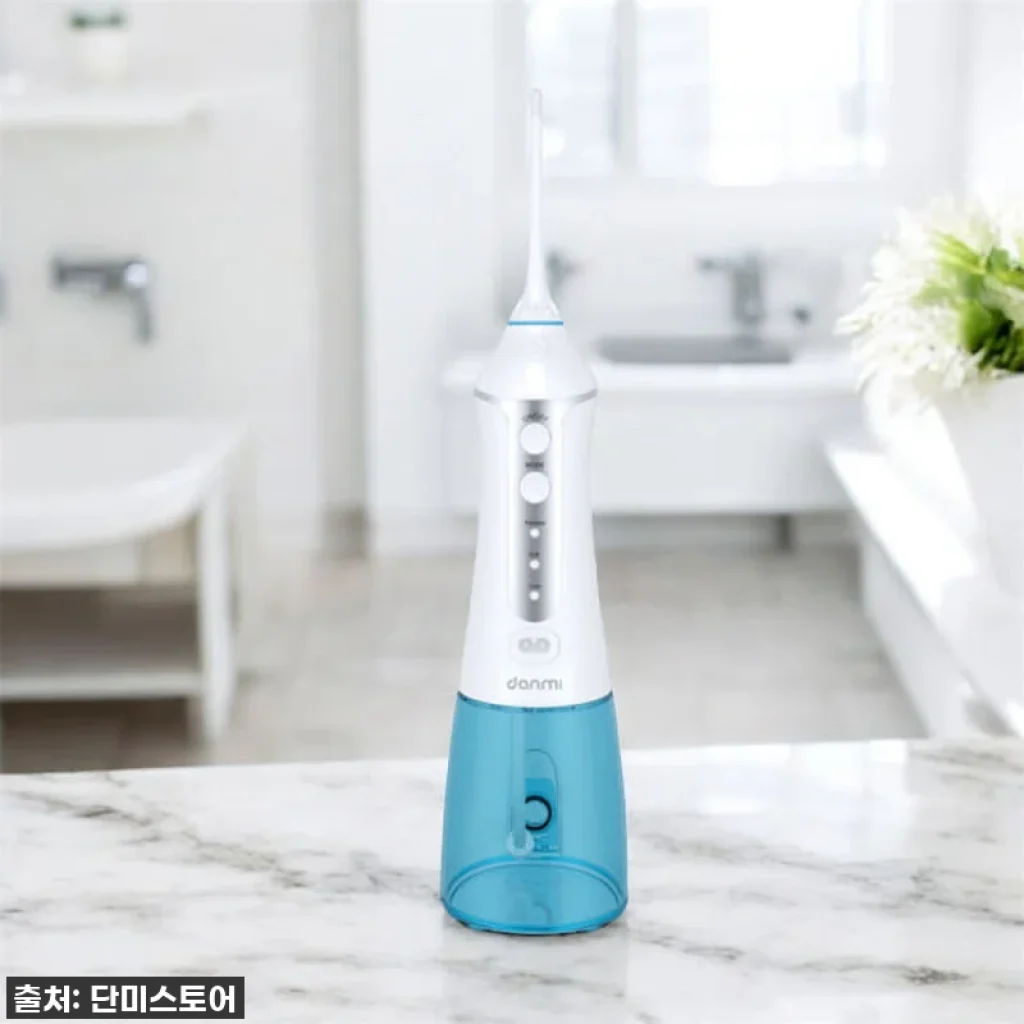 [베스트셀러 특가] 단미 구강세정기 휴대용 치아세정기 물치실 300ml 클린픽 CLS02 입문자용