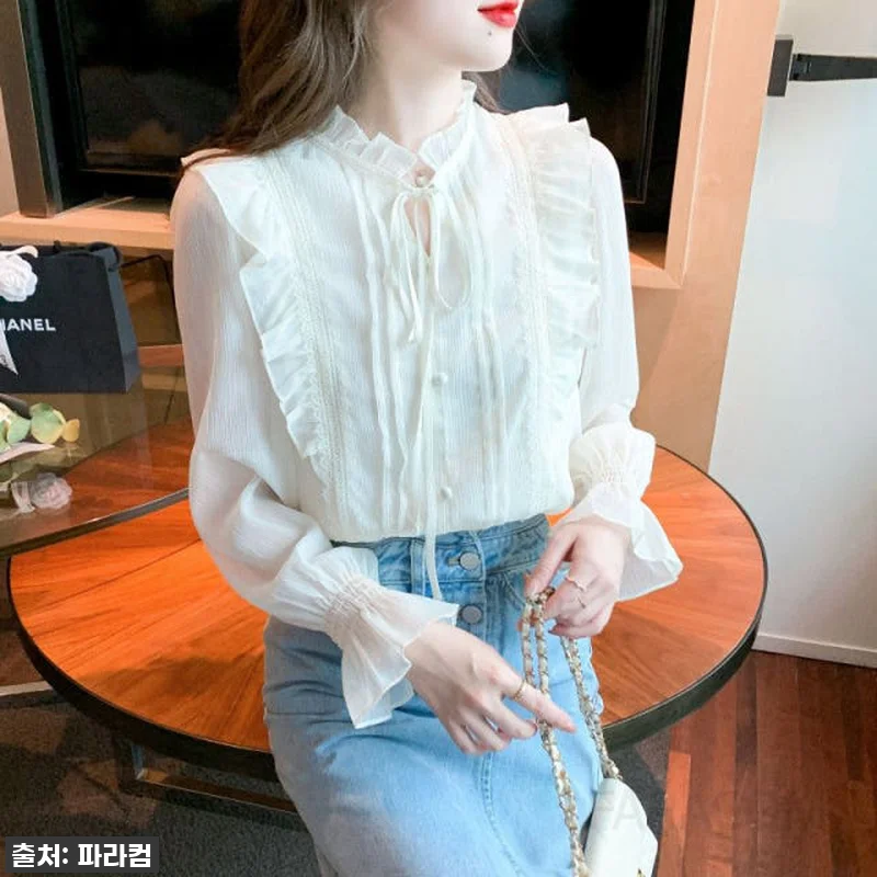 가을 인생 블라우스 찾았다! 🍂 여성 관련 이미지 2