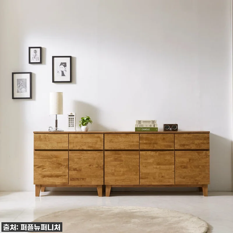 베르간 높은거실장 원목 안방 티비장 관련 이미지 1