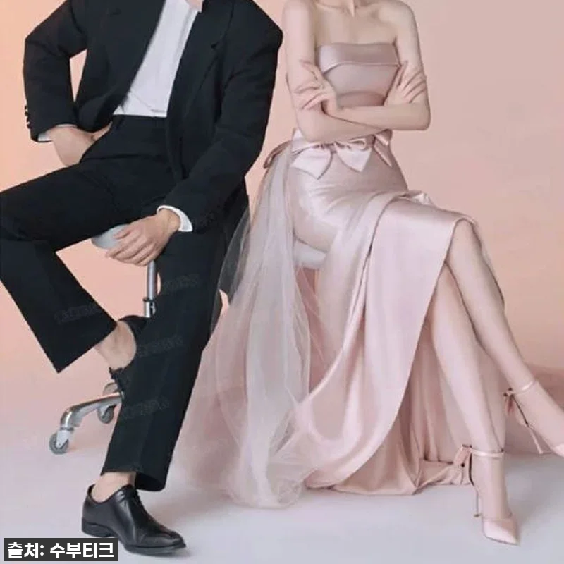 인생샷 보장! 로맨틱 핑크 튜브탑 리본 셀프웨딩드레스 찐후기 (오늘만 이 가격!) 11 인생샷 보장! 로맨틱 핑크 튜브탑 리 관련 이미지 3