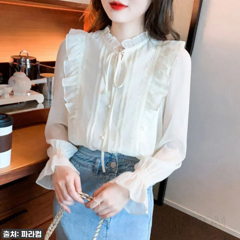 가을 인생 블라우스 찾았다! 🍂 여성 관련 이미지 3