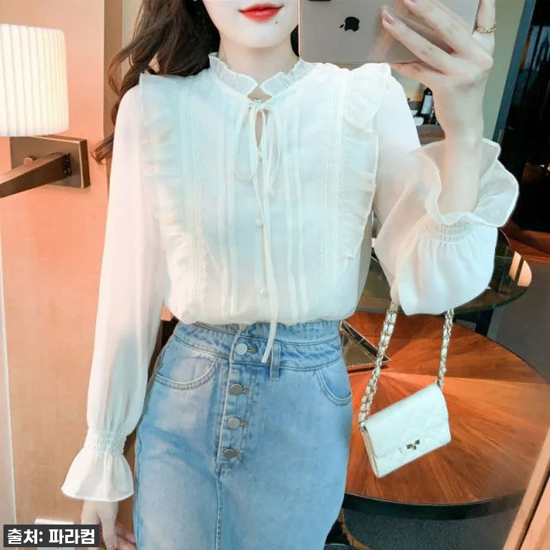 가을 인생 블라우스 찾았다! 🍂 여성 관련 이미지 4