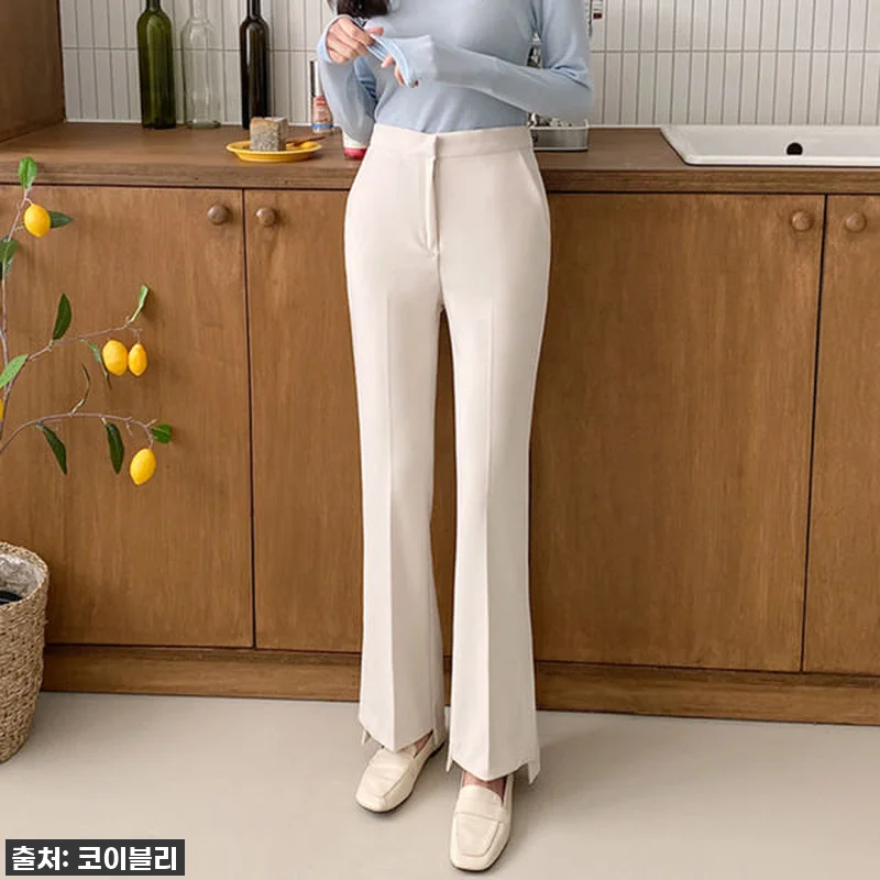 하이웨스트 언발 슬릿 옆트임 여성 봄 관련 이미지 5