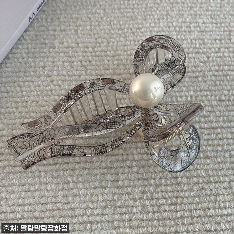 왕진주 빅리본핀 화사한 올림머리 투명 관련 이미지 7