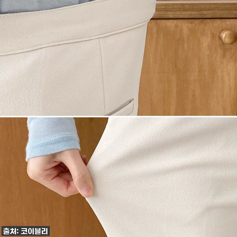 하이웨스트 언발 슬릿 옆트임 여성 봄 관련 이미지 7