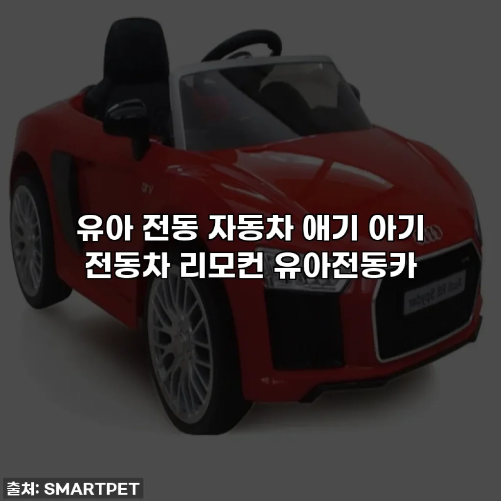 유아 전동 자동차 애기 아기 전동차 리모컨 유아전동카