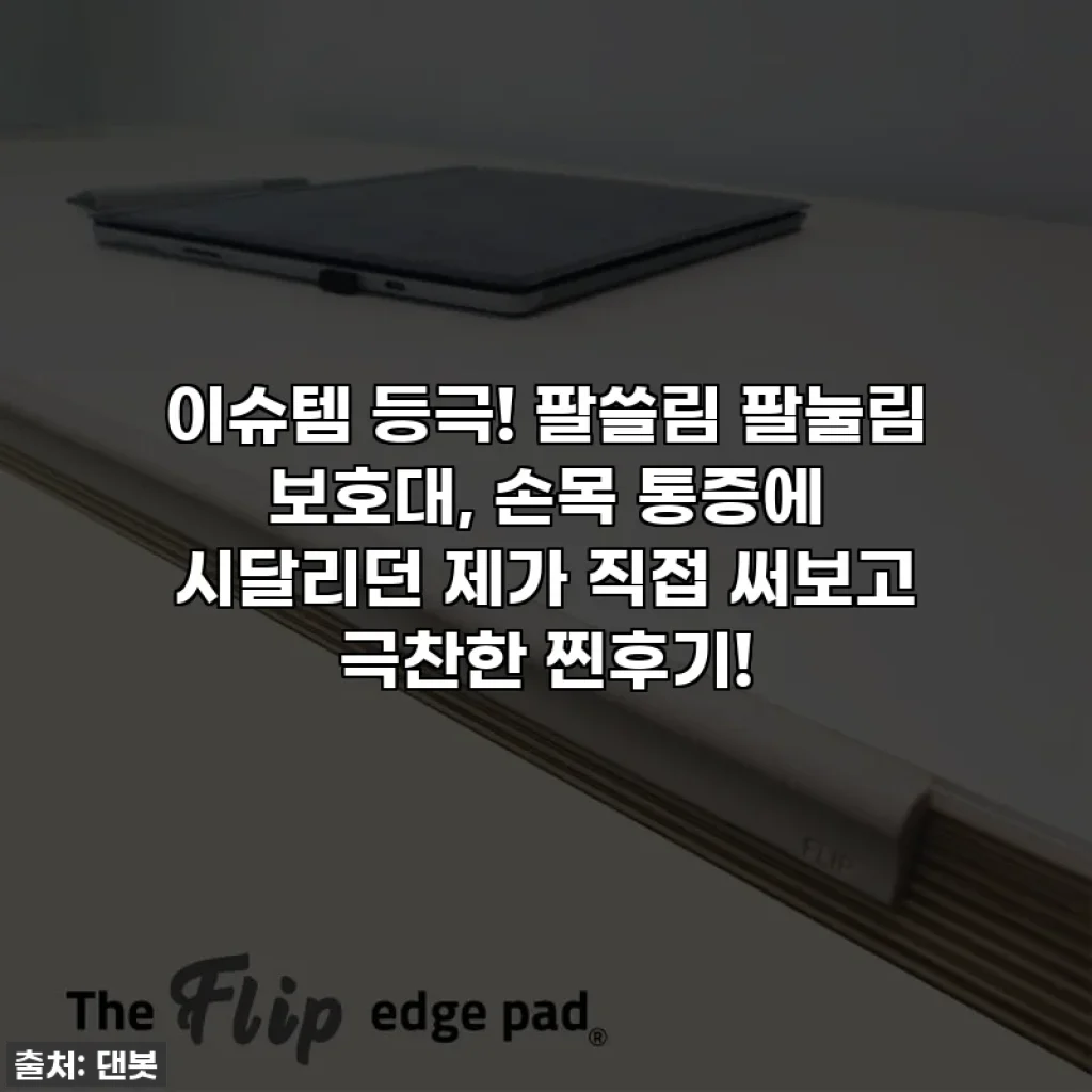 이슈템 등극! 팔쓸림 팔눌림 보호대, 손목 통증에 시달리던 제가 직접 써보고 극찬한 찐후기!