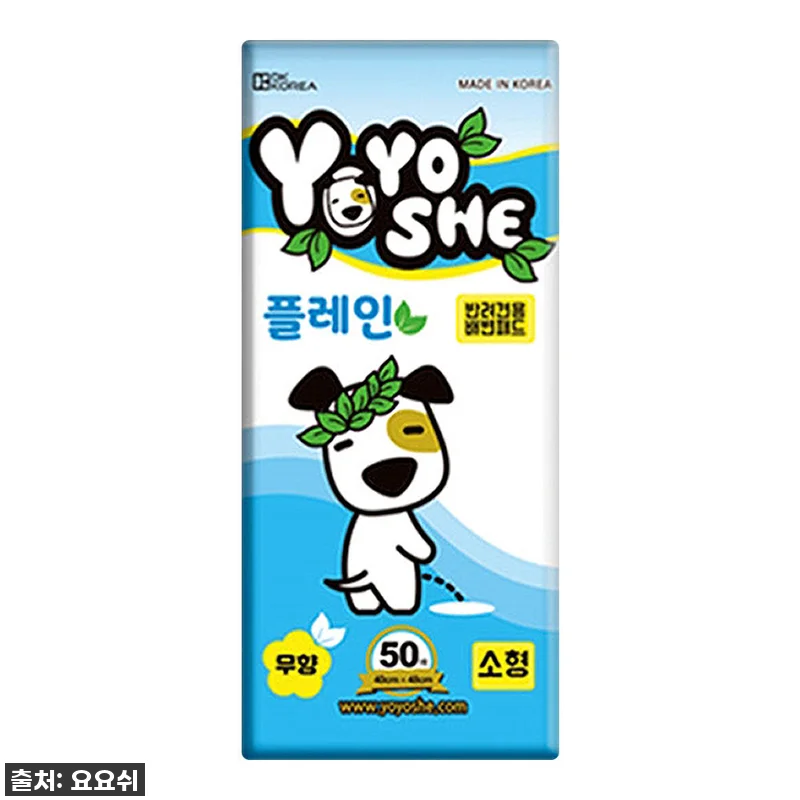 [요요쉬] 강아지 배변패드 플레인 무 관련 이미지 1