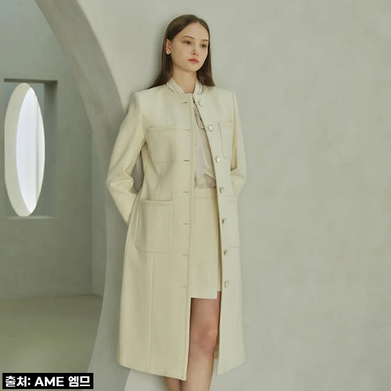 품절대란템! 엘레나 라운드 트리밍 코트 (AW Hainsworth_아이보리), 드디어 내 손에! 찐후기