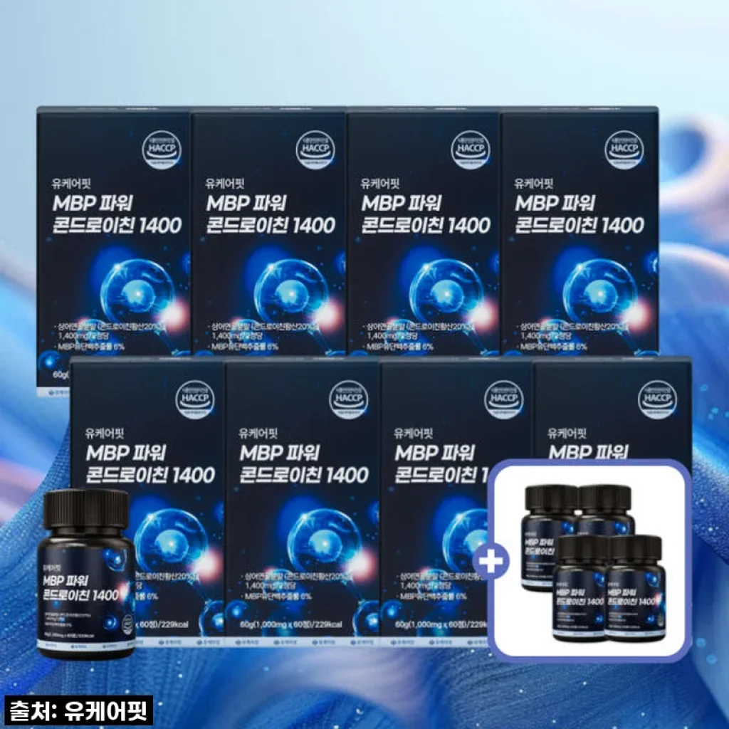 무릎 통증 이젠 안녕! 상어연골 콘드로이친 1400, 제가 직접 먹어본 찐 후기!