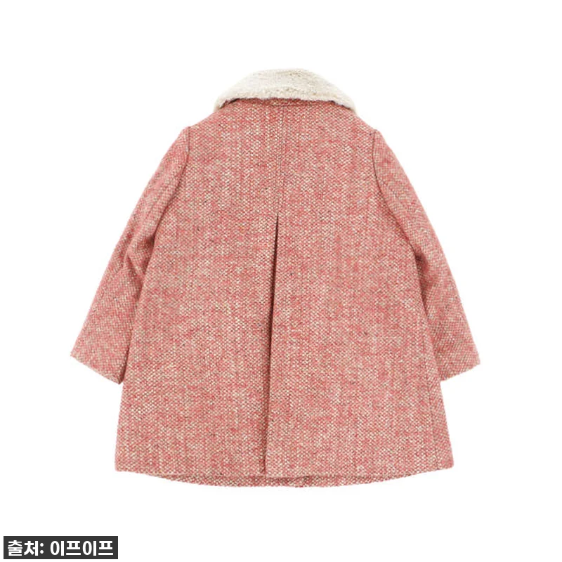 봉쁘앙 키즈 페이크퍼 카라 피코트 W 관련 이미지 1